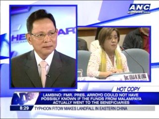 Arroyo has never met Napoles- lawyer