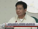 Lacson: Lawmakers get P1-B 'extra' funds
