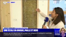 À Paris, des élèves vont faire leur rentrée dans une école en brique, en paille et en bois