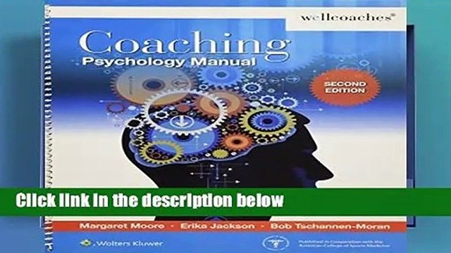 [Doc] Coaching Psychology Manual
