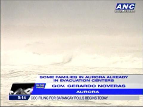 Aurora braces for typhoon 'Santi'