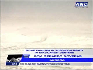 Aurora braces for typhoon 'Santi'