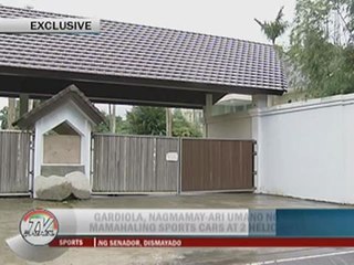 EXCL: Contractor of unfinished road owns fleet of flashy cars?