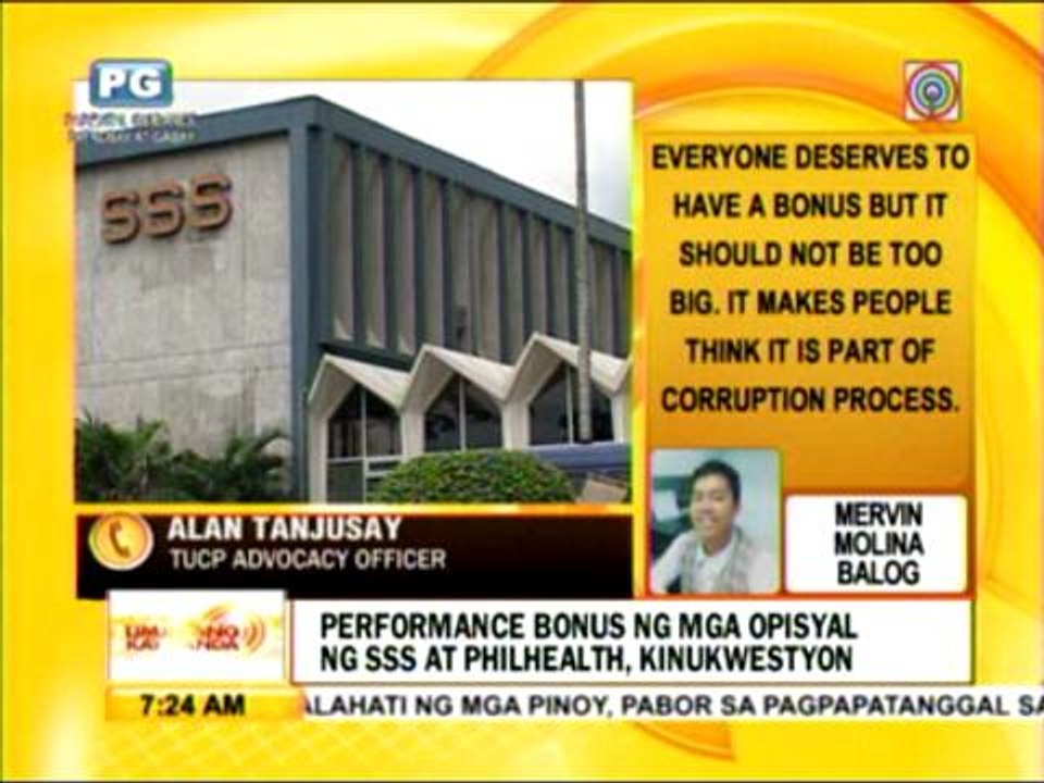 Punto por Punto: Bonus para sa SSS at Philhealth, makatarungan ba?