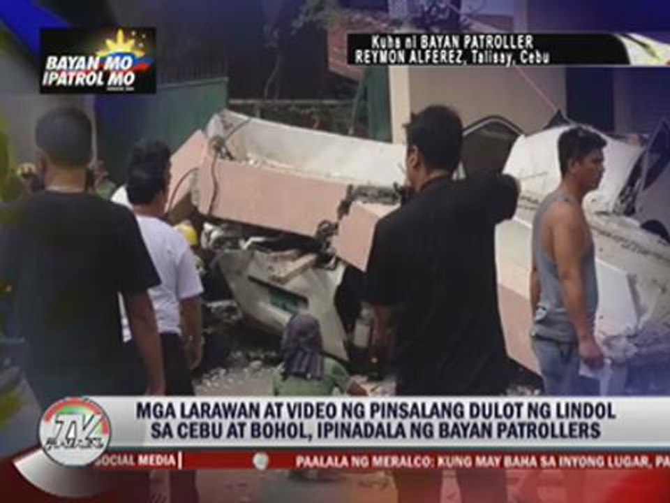 Patrollers in Bohol share videos of powerful quake
