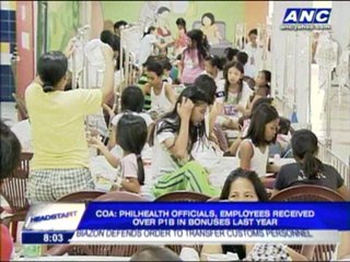 Download Video: COA: PhilHealth officials, employees got over P1B in bonuses