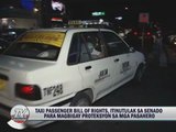 Miriam pushes for taxi passengers' bill of rights