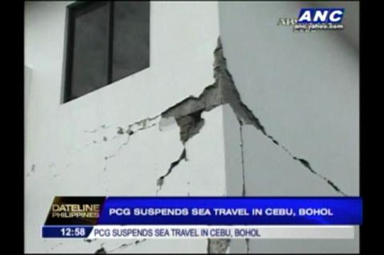 Sea travel in Bohol, Cebu suspended