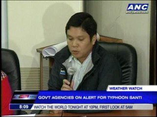 Luzon prepares for typhoon Santi's onslaught