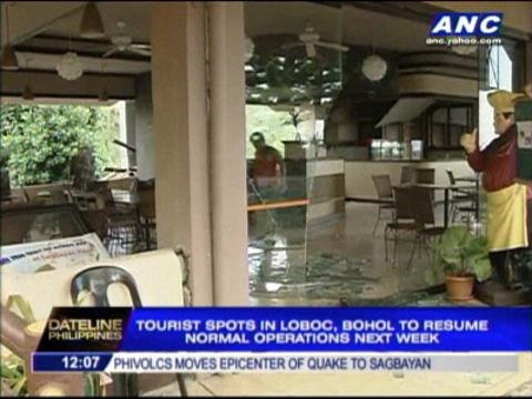 Tourist spots in Loboc, Bohol to resume operations