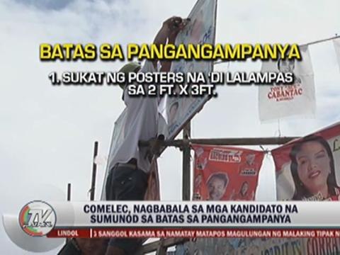 Campaign period for barangay elections starts