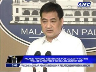 Palace insists DAP needed for quake victims
