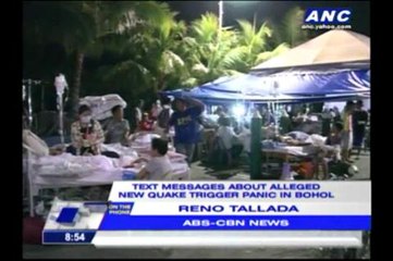Fake quake rumors trigger panic in Bohol