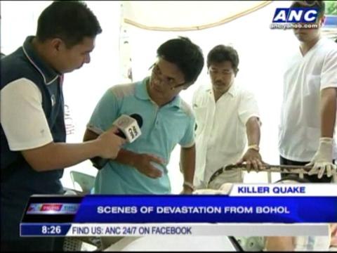 WATCH: Bohol towns battered by quake
