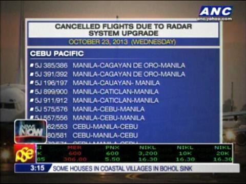Dozens of local flights cancelled at NAIA