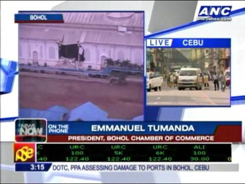 Business groups give aid to Bohol quake survivors