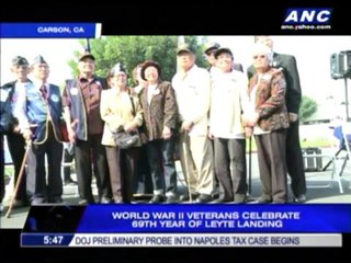 WW II veterans celebrate 69th year of Leyte landing