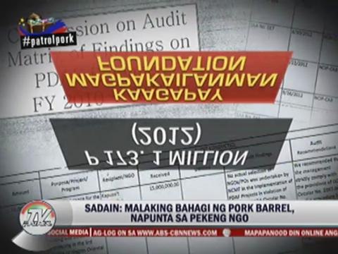 Fake NGOs also got pork funds under Aquino gov't