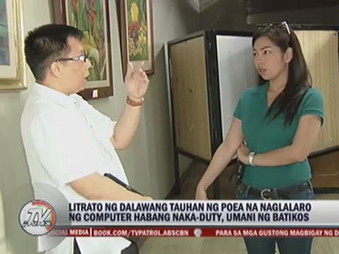 2 POEA staff on duty caught playing computer games