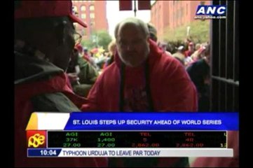 St. Louis steps up security ahead of World Series