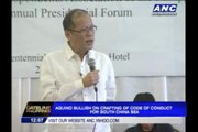 PNoy bullish on code of conduct in West PH Sea