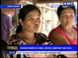Parishioners in quake-hit Bohol, Cebu keep the faith