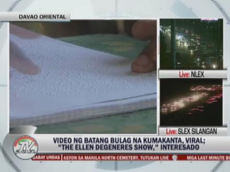 Blind Pinay singer catches eye of 'Ellen' show