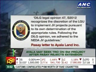 Ayala may seek TRO on SM project