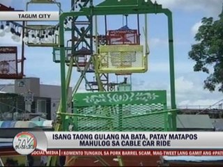 Toddler killed after falling from carnival ride