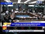 Janet Napoles arrives at Senate