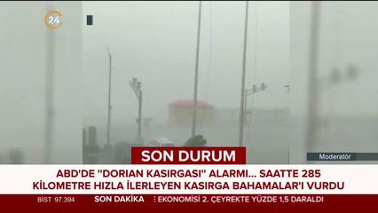ABD'de Dorıan kasırgası alamı