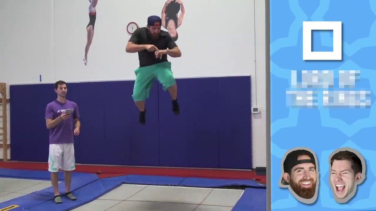 Trampoline Charades Battle | Dude Perfect