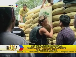 Volunteers help 'Yolanda' victims