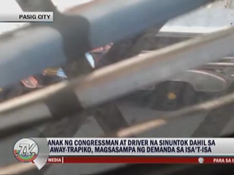 Lawmaker's son, mauled jeepney driver to sue each other