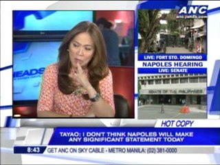 'Napoles must be careful not to implicate everyone'