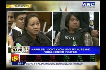 Napoles on Luy: We were never close