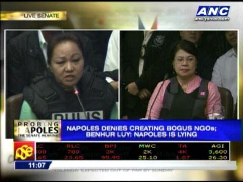 Napoles, whistle-blowers face-off over NGOs