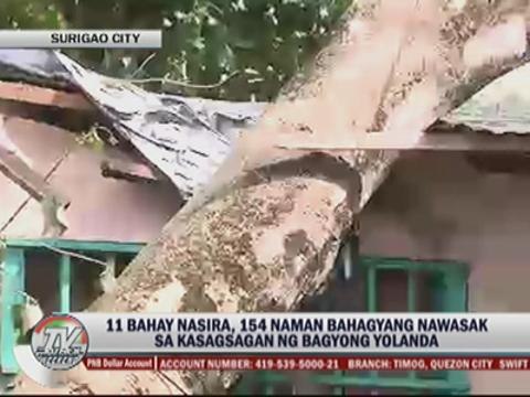 Surigao City slowly recovering from 'Yolanda'