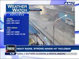 WATCH: Heavy rains, strong winds batter Tacloban