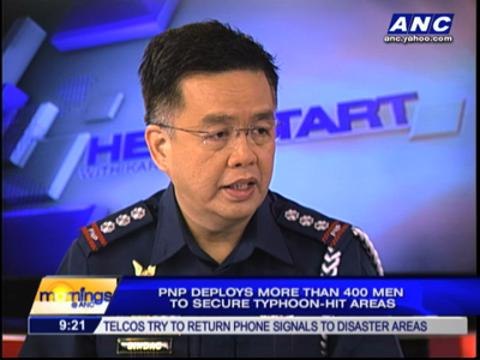 PNP deploys 400 men to typhoon-hit areas