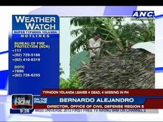 1 dead in Masbate due to 'Y