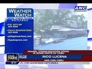 Power, communication still down in some parts of Cebu