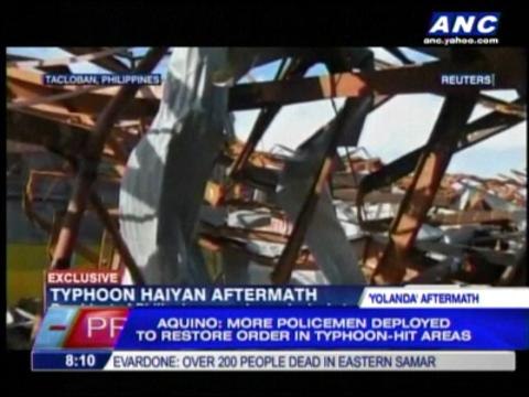 Help is coming, Palace tells typhoon survivors