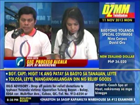 3M sacks of rice for 'Yolanda' victims, Alcala says