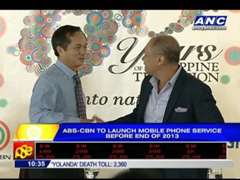 ABS-CBN to launch mobile phone service before end of 2013