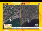 Satellite images show super typhoon damage