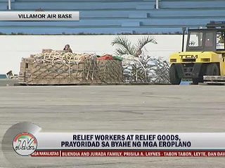 C-130 planes to transport relief goods, aid workers