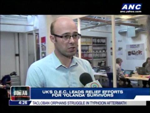 UK's D.E.C. leads relief efforts for Yolanda survivors