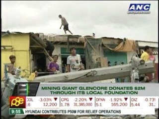 Hyundai, Glencore help typhoon relief operations