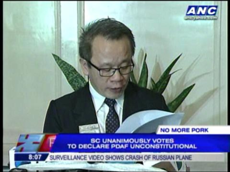 Supreme Court declares PDAF unconstitutional
